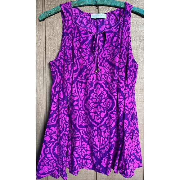 Alice & Trixie Tops - Alice & Trixie Cold Shoulder Silk Blouse